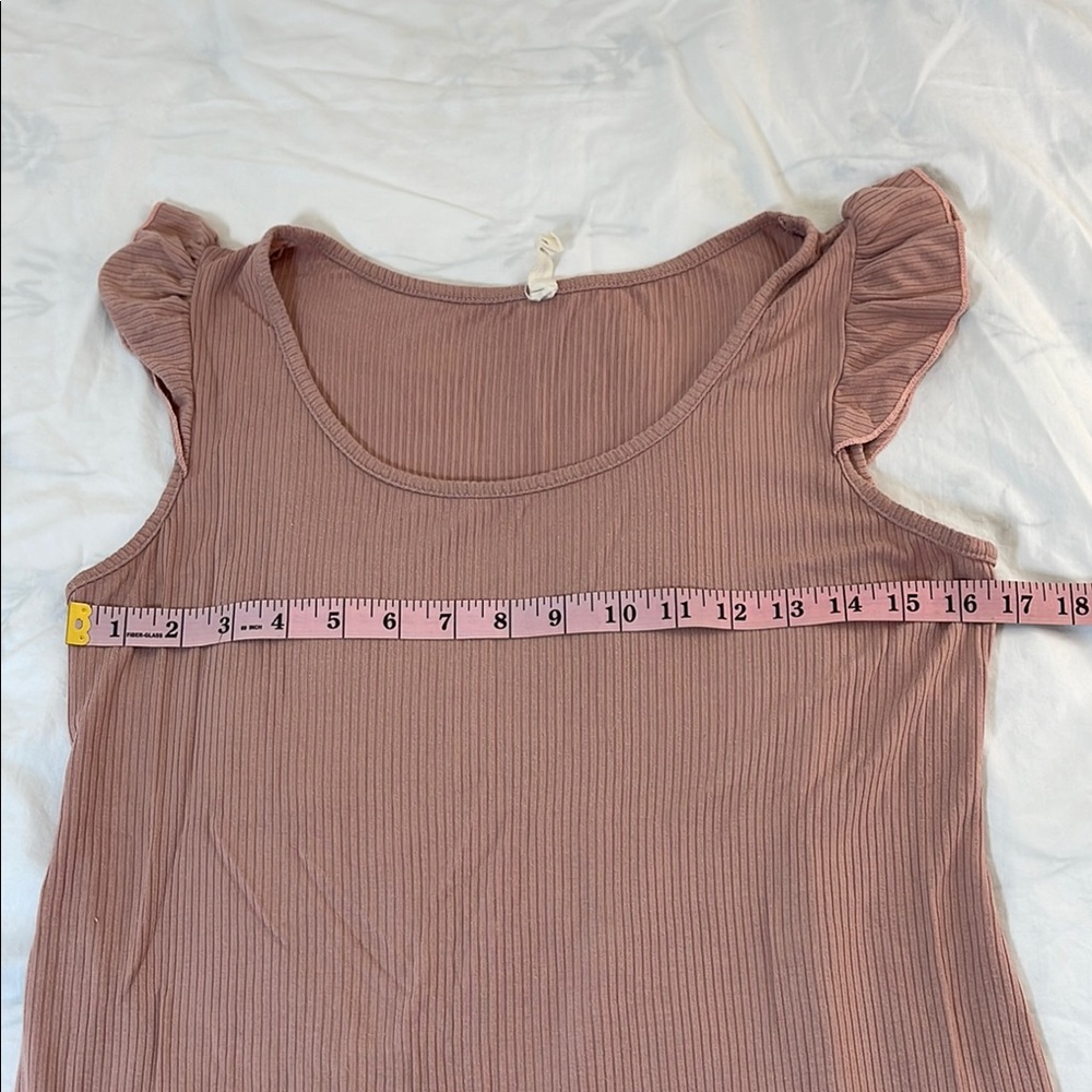 Hello MIZ Pink Ruffle Sleeve Dress - Picture 6 of 10